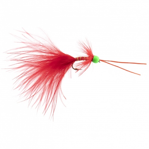 The Essential Fly Red Kicking Damsel Fishing Fly